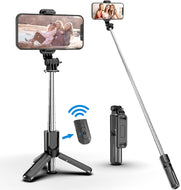 Portable Selfie Stick Tripod with Bluetooth Wireless Remote